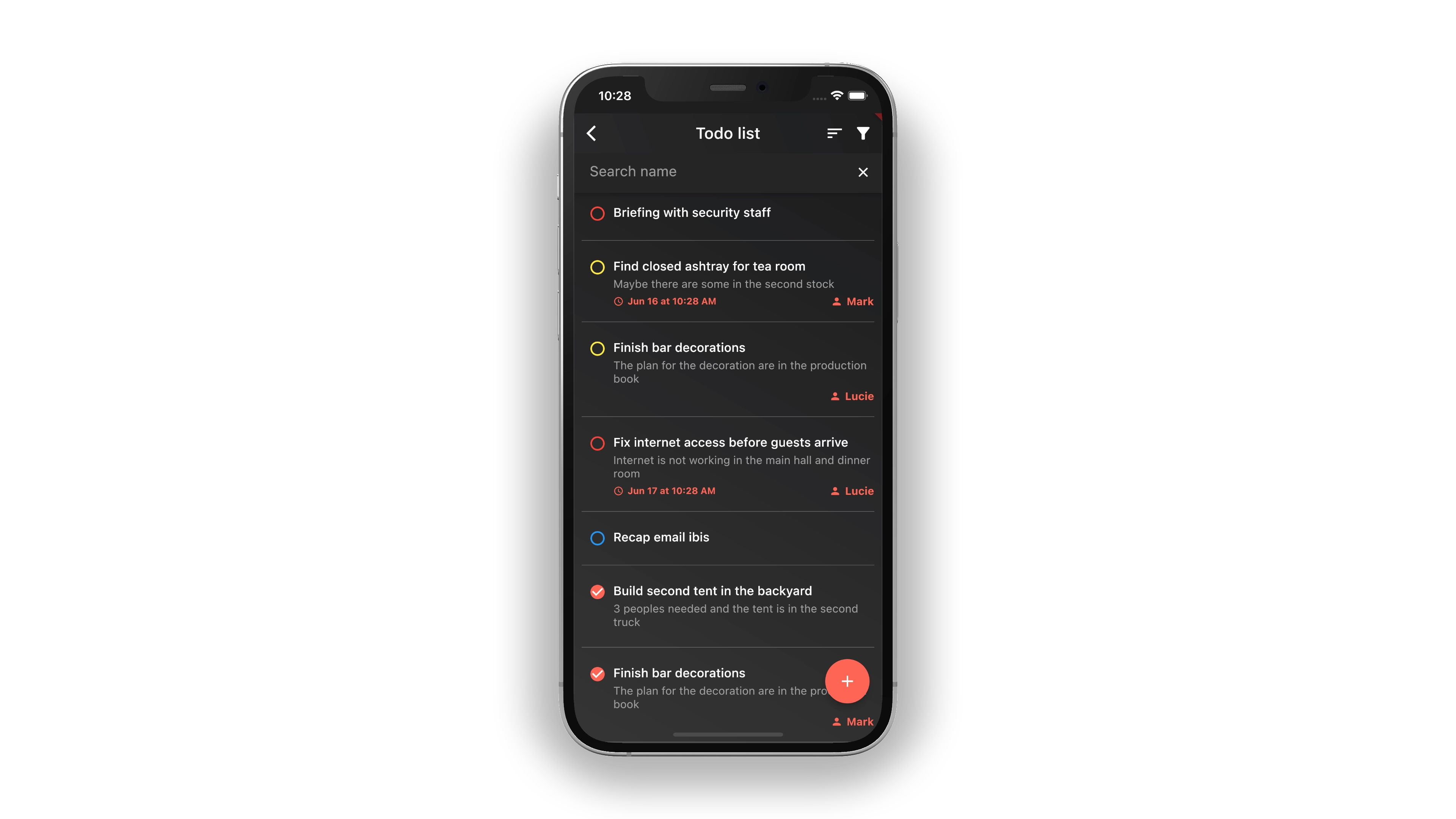 Todo list